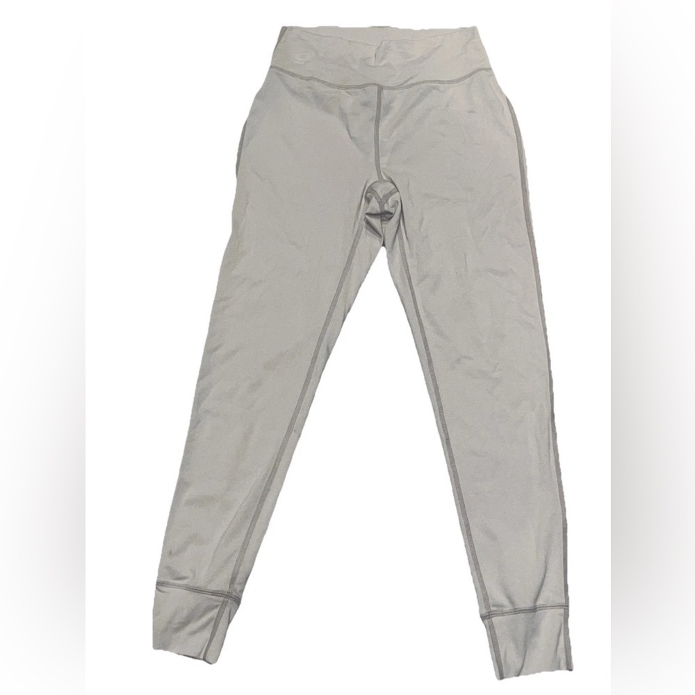 James Perse Womens High-Rise Legging, stone retail $245
